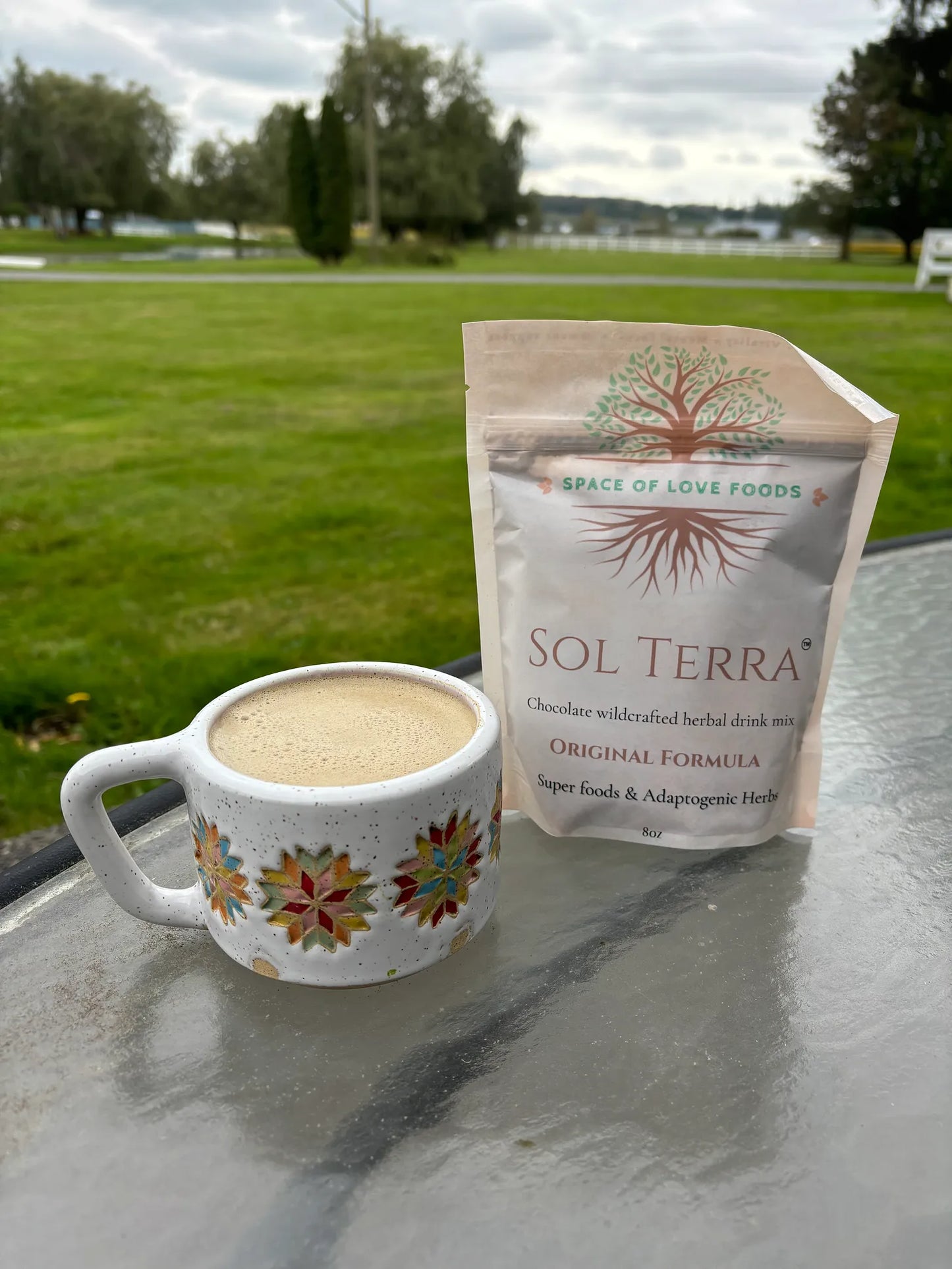 Space of Love Foods - Sol Terra - Chocolate Wildcrafted Herbal Drink Mix