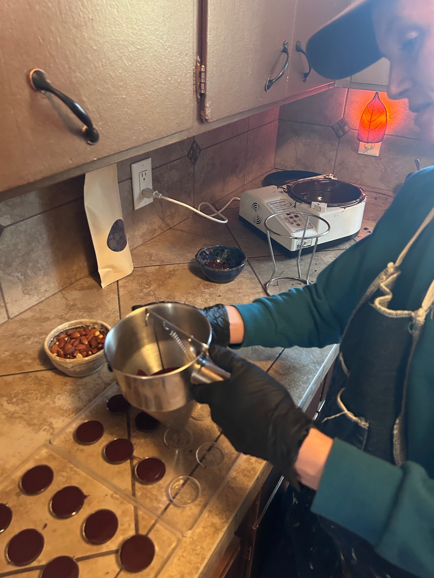 Lulu's - Handcrafted Raw, Organic 70% Vanilla Velvet Chocolates -Min Weight: 3oz, 10 pieces