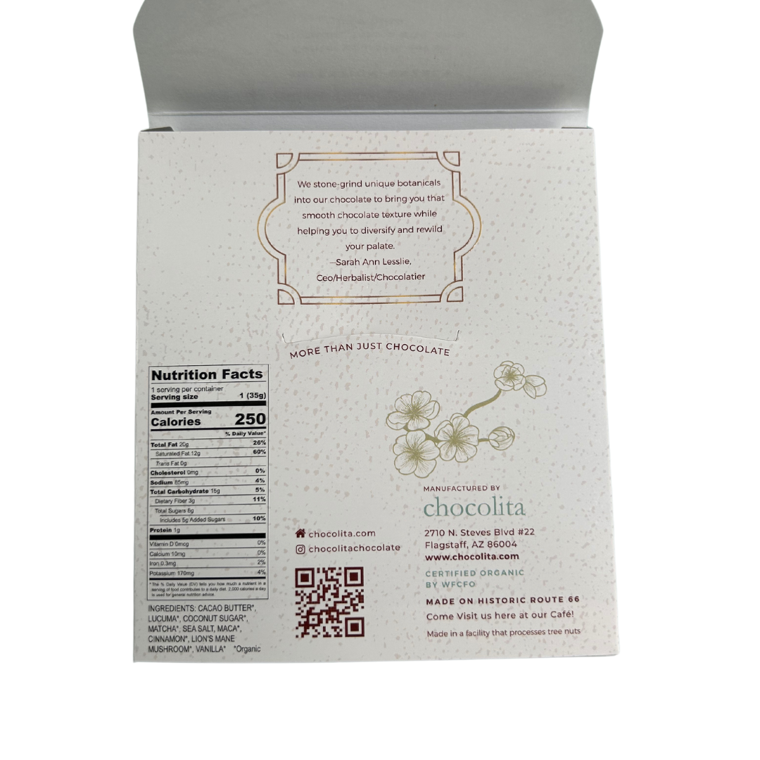 Chocolita - Organic Morning Matcha Bar - 1.25oz.