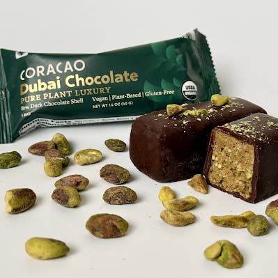 Coracao - Organic Dubai Chocolate Bar - 1.7oz