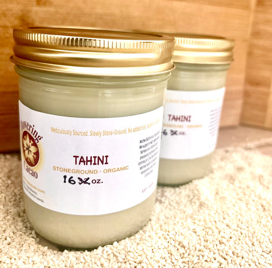 Flowering Cacao - Stone Ground, Germinated, Organic Tahini - 1lb.