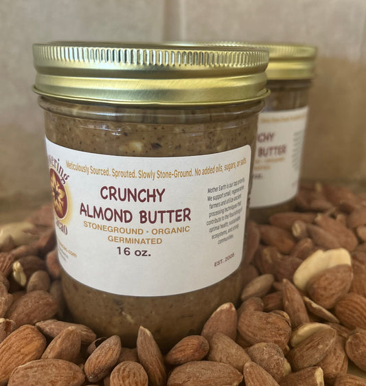 Flowering Cacao - Crunchy Organic Almond Butter - 1lb.
