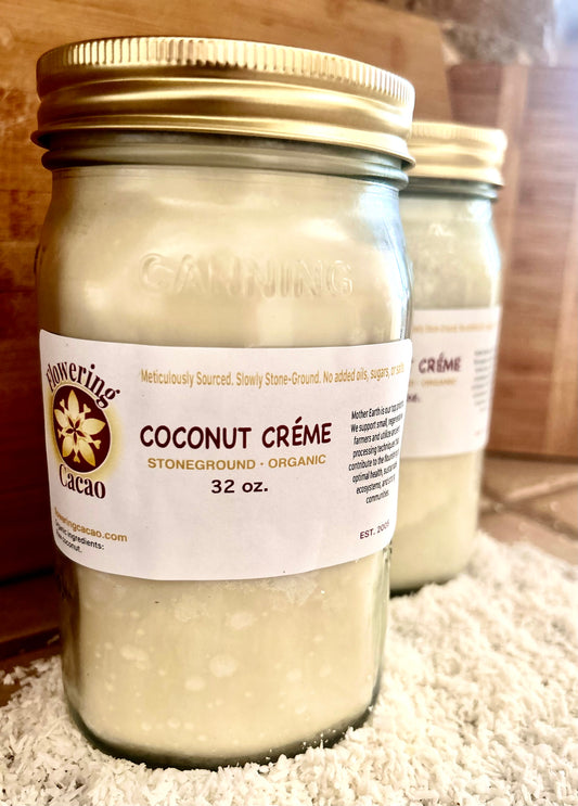 Flowering Cacao - Organic Stone Ground Coconut Crème- 2lb.
