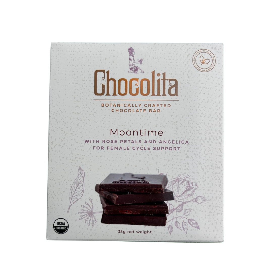 Chocolita - Organic Moontime Rose Chocolate Bar - 1.25oz