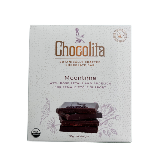 Chocolita - Organic Moontime Rose Chocolate Bar - 1.25oz